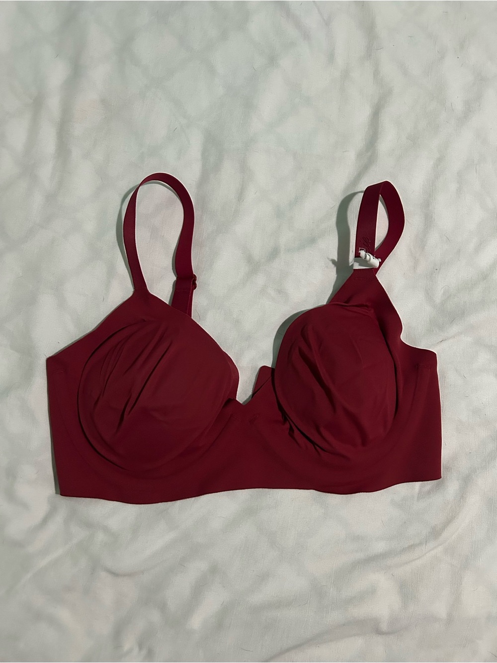 aerie Molded Underwire Bra in Wine Red